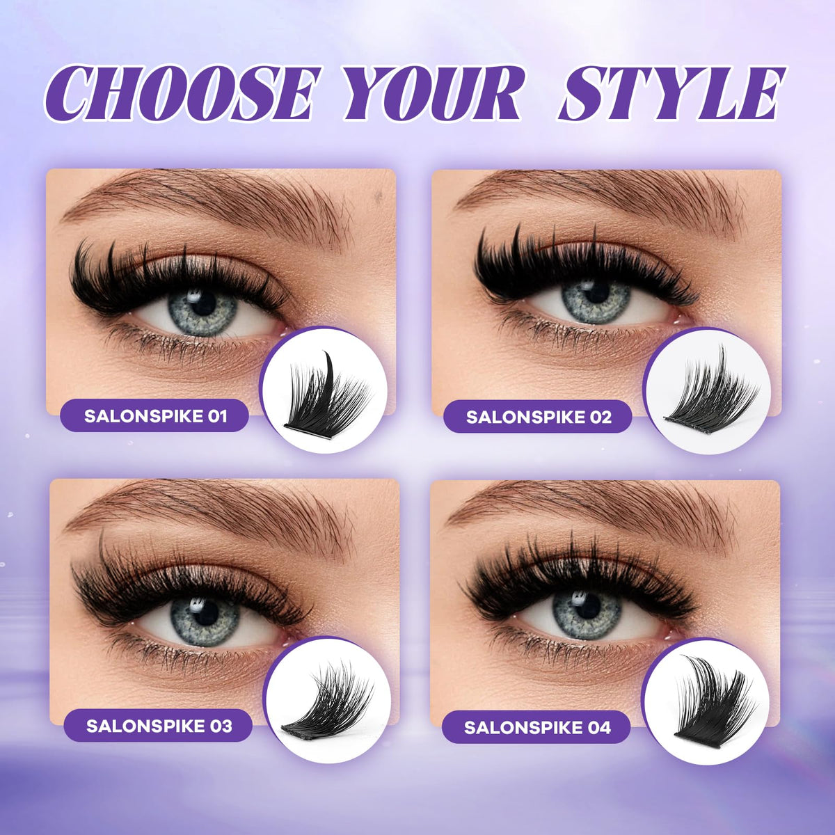 Precision tweezers for easy lash application