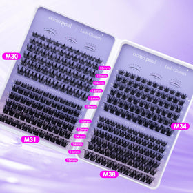 Precision tweezers included in Ocean Pearl Lash Clusters Kit