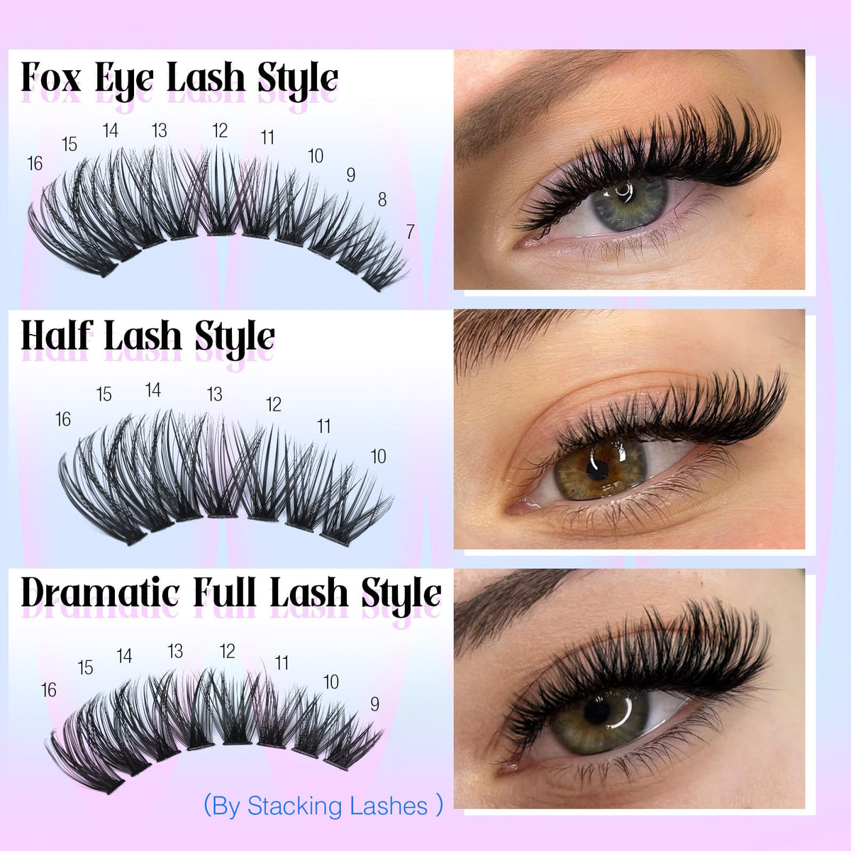 Precision tweezers included in Yawamica lash kit