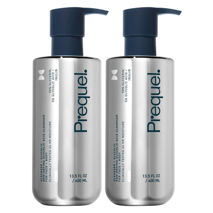 Prequel Glycolic Body Wash 5% AHA 50% Glycerin front view
