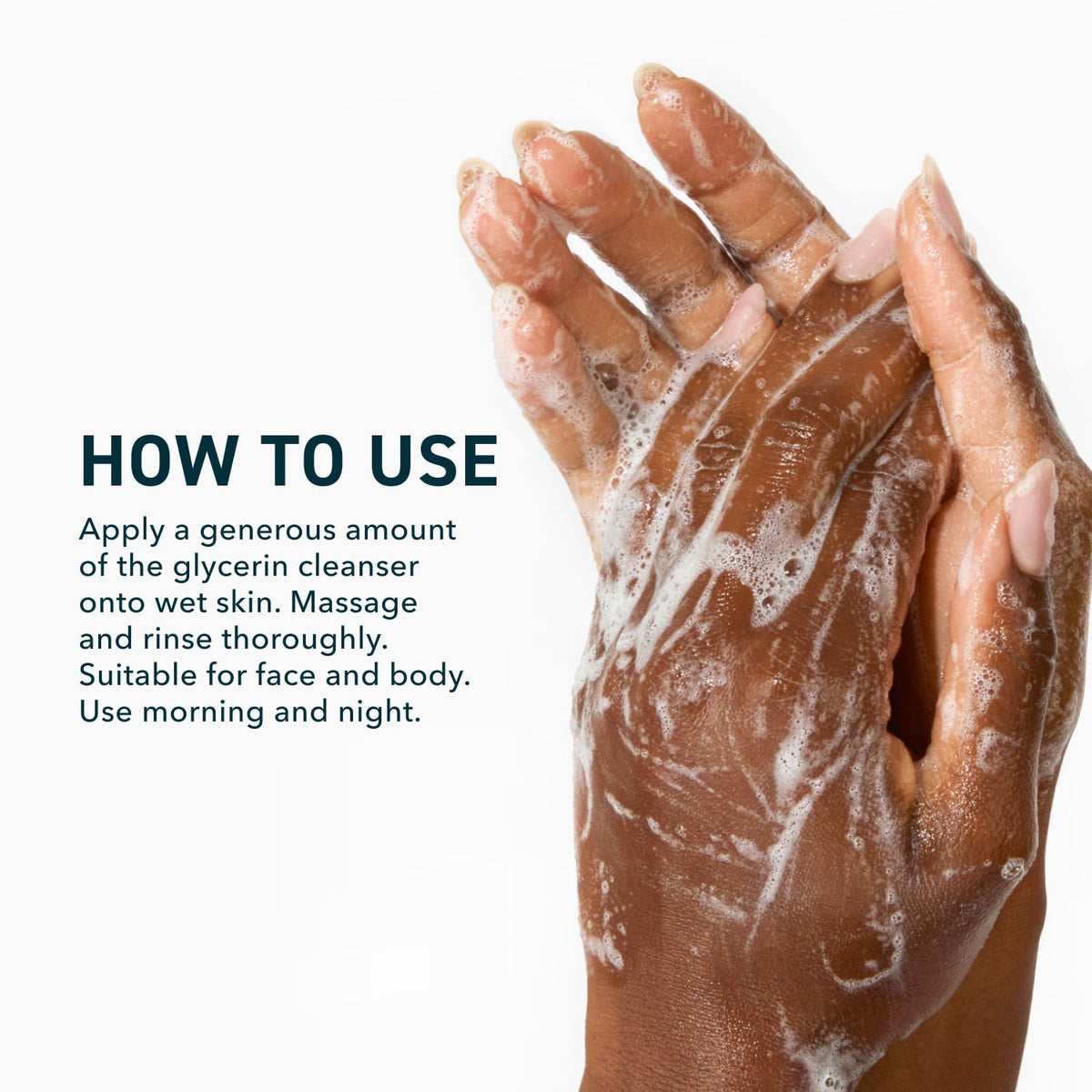 Prequel Glycolic Body Wash on a shower shelf