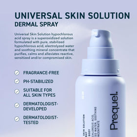 Prequel Hypochlorous Acid Facial Mist 4oz back view