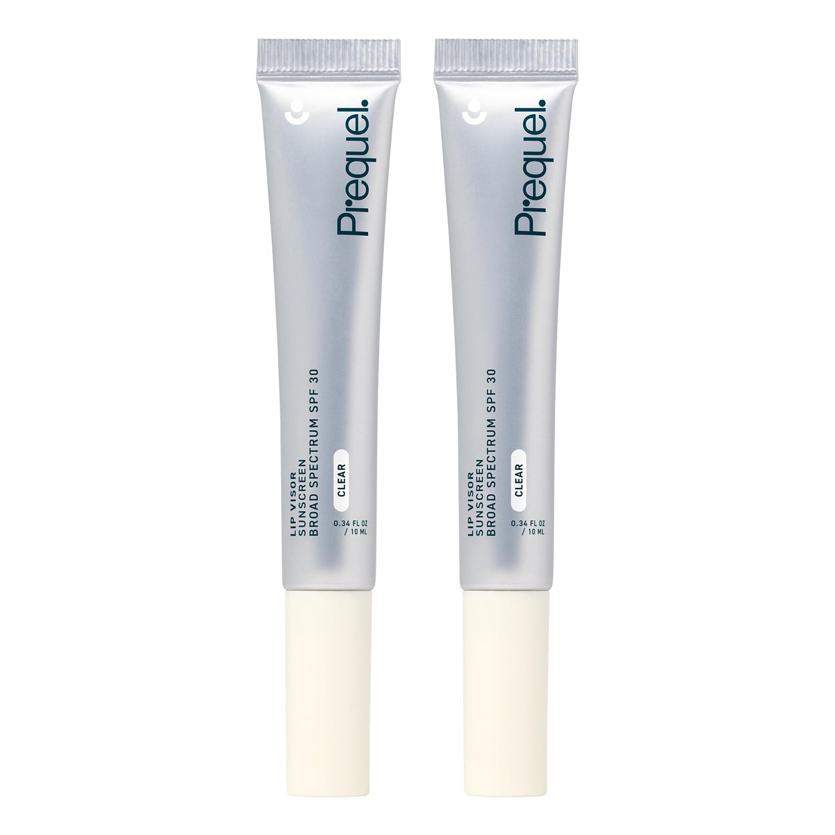 Prequel Lip Visor Clear Lip Balm SPF 30 front view