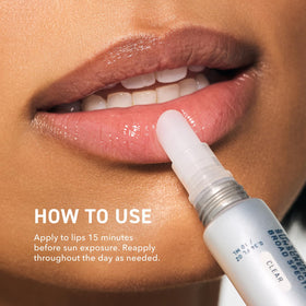 Prequel Lip Visor Clear Lip Balm SPF 30 two-pack display