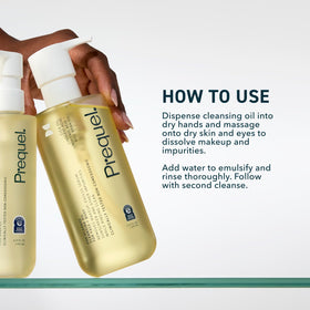 Prequel Pre-Gleanse Oil Cleanser packaging details