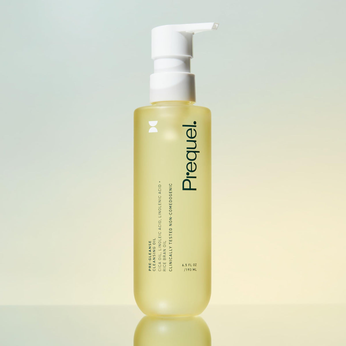 Prequel Skin Cleansing Oil back view showing ingredients