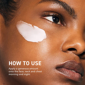 Prequel Skin Face Moisturizer Peptide Cream with a soft towel