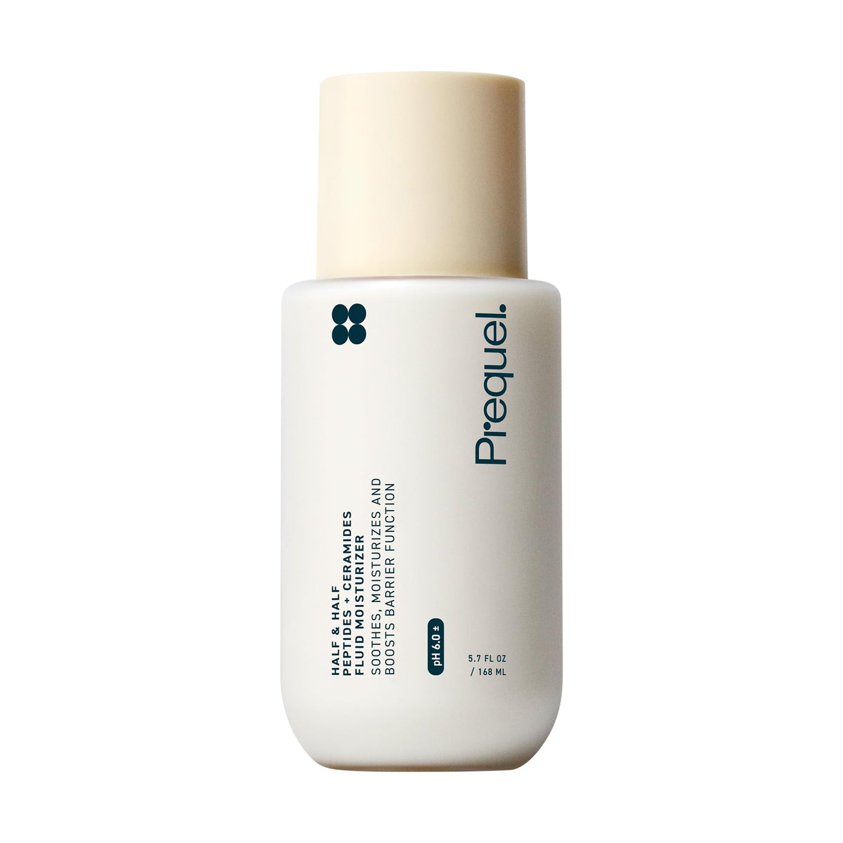 Prequel Skin Hydrating Moisturizer front view with pump