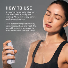 Prequel Skin Hypochlorous Acid Spray in a gym bag
