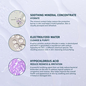 Prequel Skin Hypochlorous Acid Spray mist application on skin