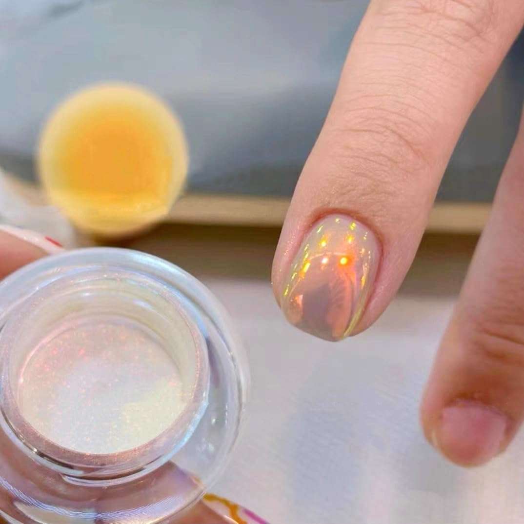 Pretty Diva Sunset Chrome Nail Powder with applicators