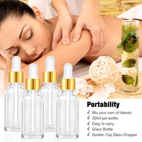 PrettyCare 1oz Dropper Bottle with essential oils