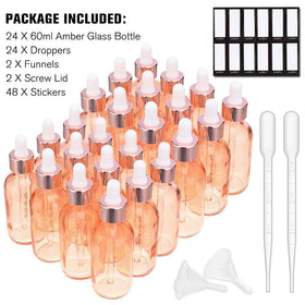 PrettyCare dropper bottles displayed on a counter