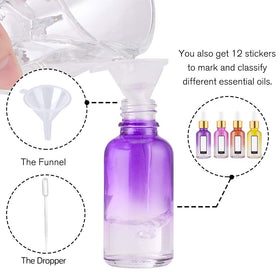 PrettyCare glass dropper bottle with 3.1 inch pipette
