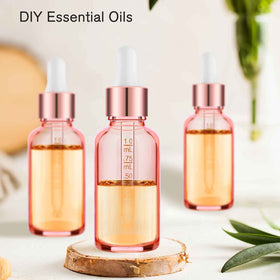PrettyCare glass dropper bottles in bulk packaging