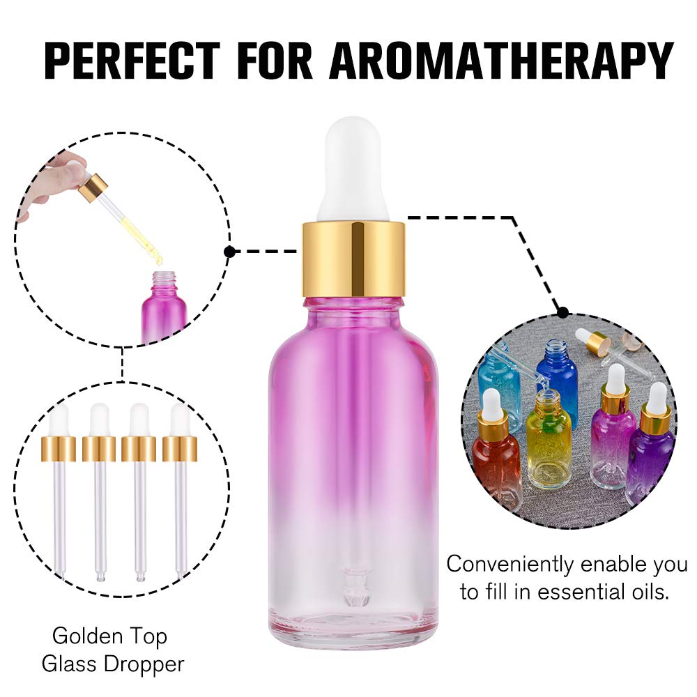 PrettyCare Glass Eye Dropper Bottle showing leakproof design