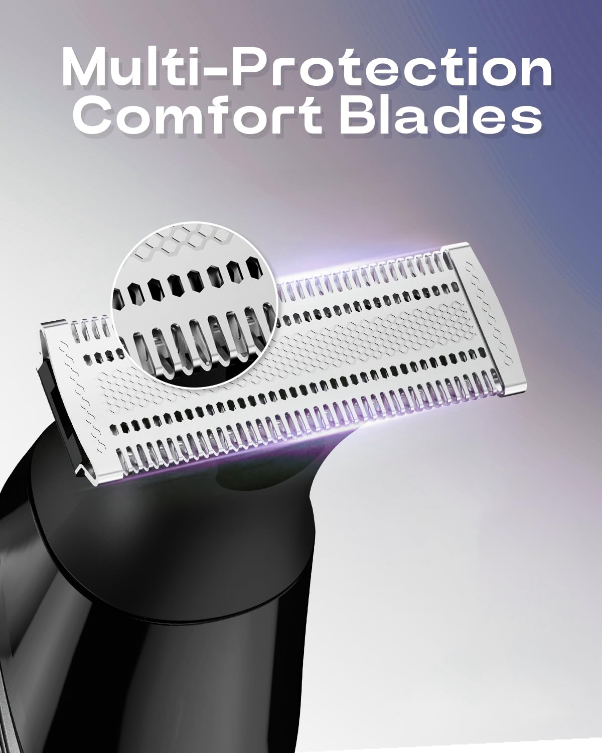 Prettywill Beard Trimmer showing magnetic detachable head