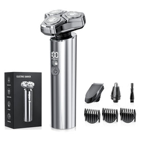 Prettywill Electric Razor front view with glossy finish
