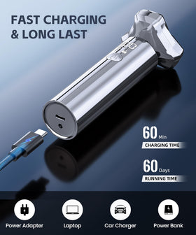 Prettywill Electric Razor in a travel-friendly design