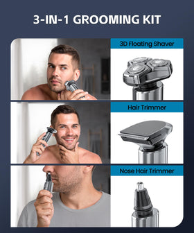 Prettywill Electric Razor with USB-C charging cable