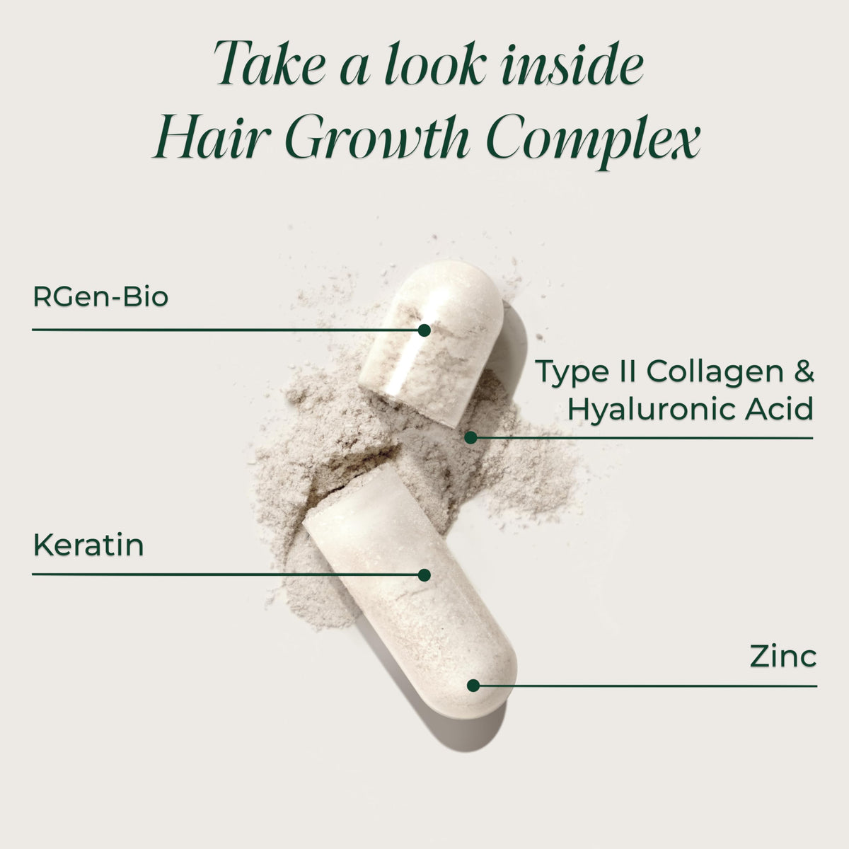 Primal Harvest Hair Growth Complex capsules close-up