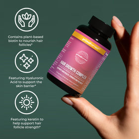 Primal Harvest Hair Growth Complex in hand
