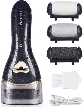PRITECH Electric Foot Callus Remover front view with LED light