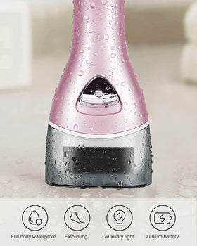 PRITECH Electric Foot Callus Remover LED light feature