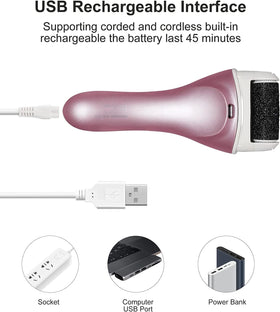 PRITECH Electric Foot Callus Remover waterproof feature