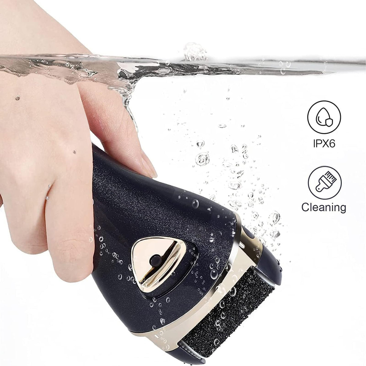 PRITECH Electric Foot Callus Remover with three interchangeable rollers