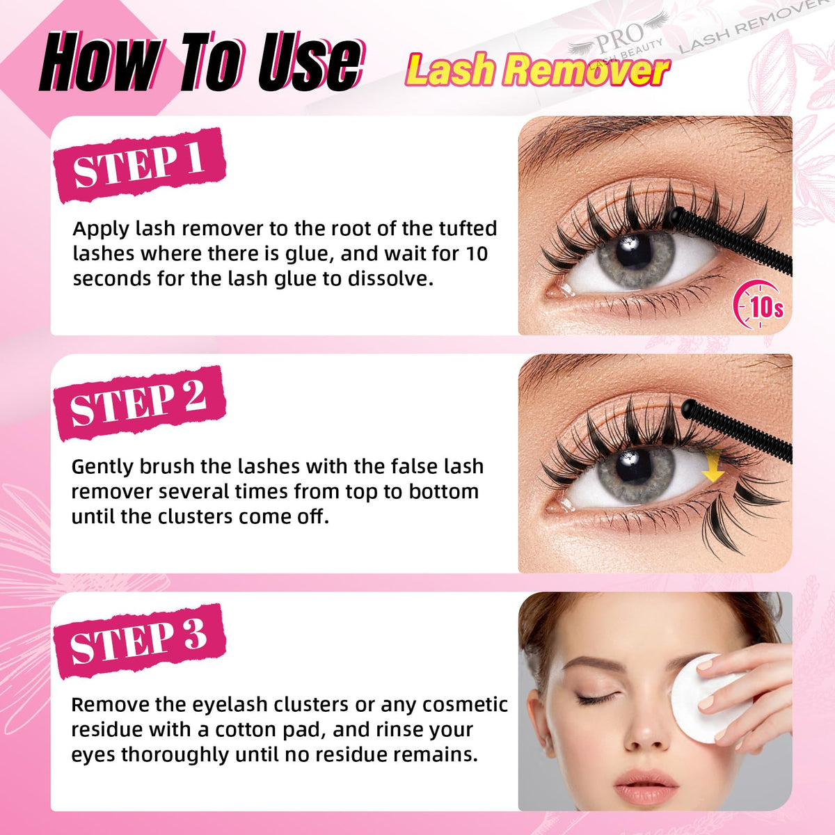 PRO LASHBEAUTY Lash Remover in use for easy lash removal