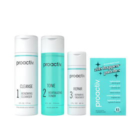 Proactiv 3 Step Acne Kit front view with all products