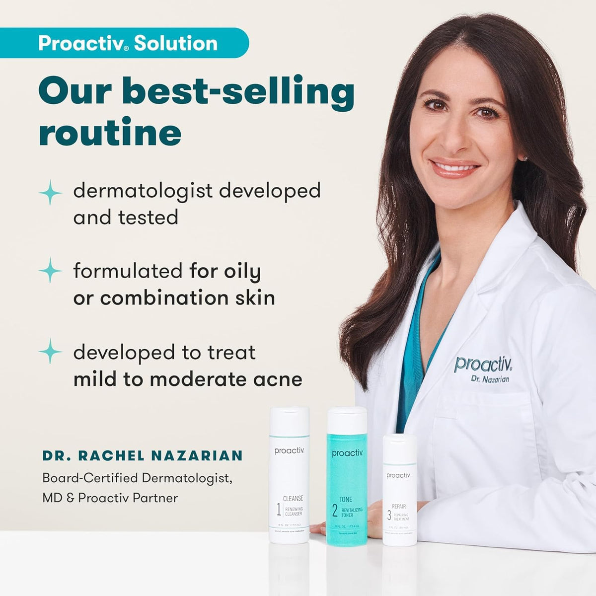 Proactiv Renewing Cleanser bottle close-up
