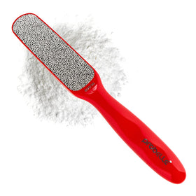 Probelle Double Sided Nickel Foot File front view in red