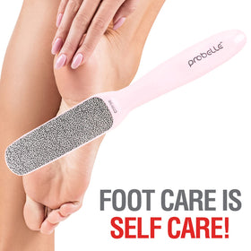 Probelle Double Sided Nickel Foot File showing both sides