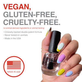 Probelle Nail Strengthener glossy finish on nails