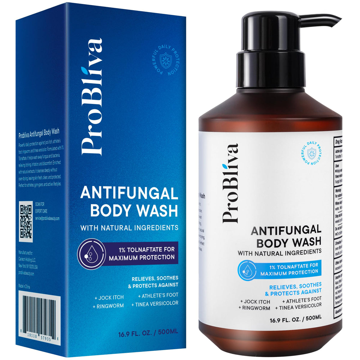 ProBliva Antifungal Body Wash 644g front view