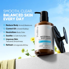 ProBliva Antifungal Body Wash 740g back view