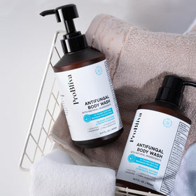 ProBliva Antifungal Body Wash side view showing bottle design