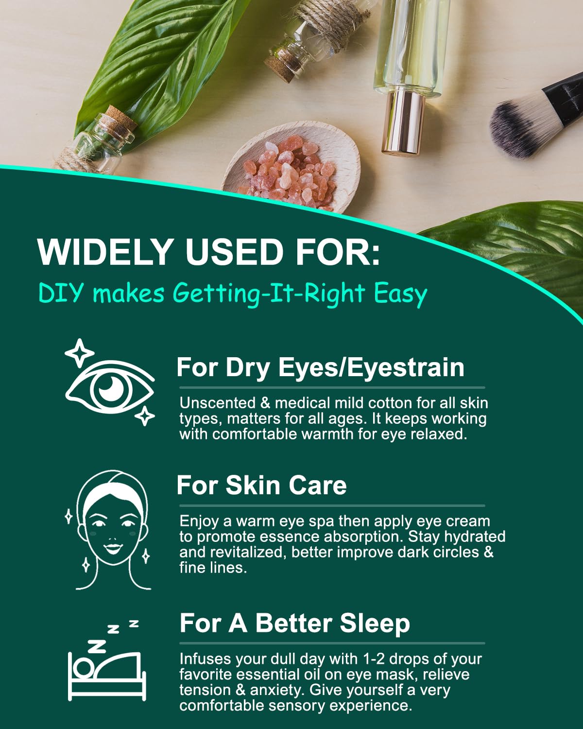 ProCIV Steam Eye Mask with steam effect