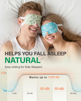 ProCIV Steam Eye Masks 20-Pack Jasmine flavour close-up