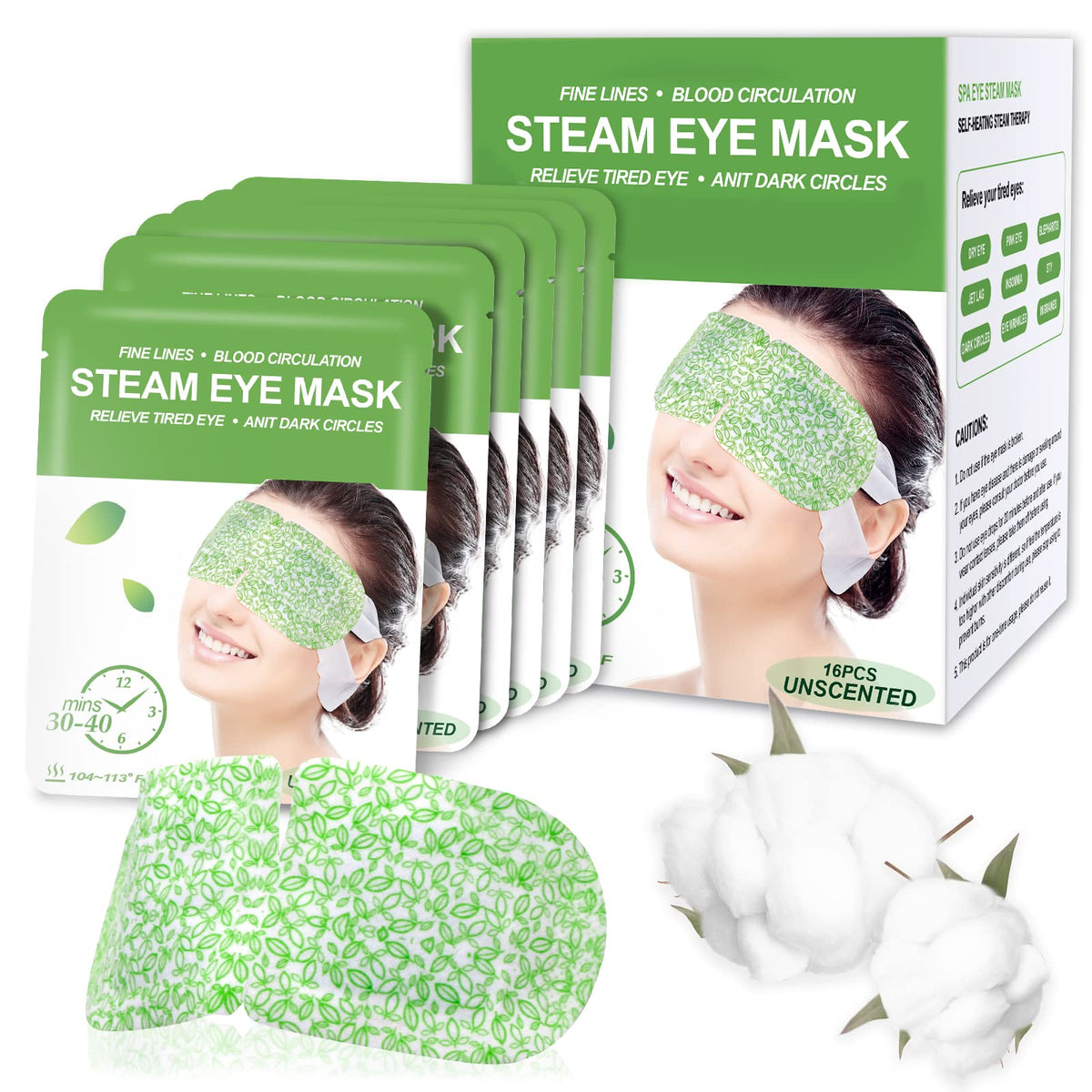 ProCIV Steam Eye Masks packaging front view