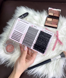 Professional lash tweezers included in the kit