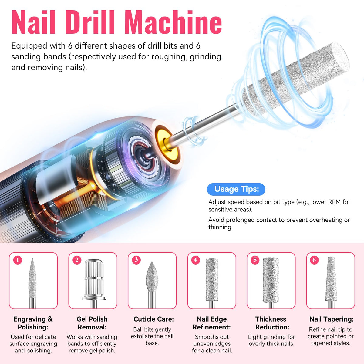 professional nail drill machine from phoenixy