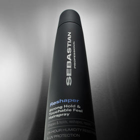 Professional Sebastian Re-Shaper Hairspray 10.6 oz with styling tools