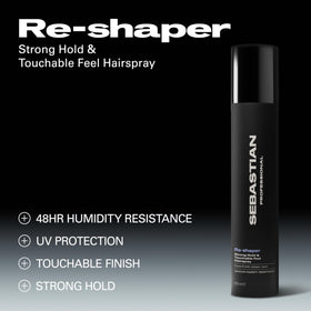 Professional Sebastian Re-Shaper Hairspray side view 64g