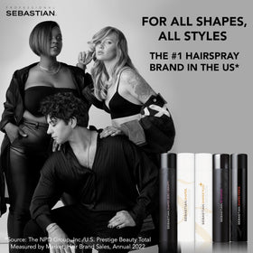 Professional Sebastian Shaper Mini Hairspray 1.5 oz cap off