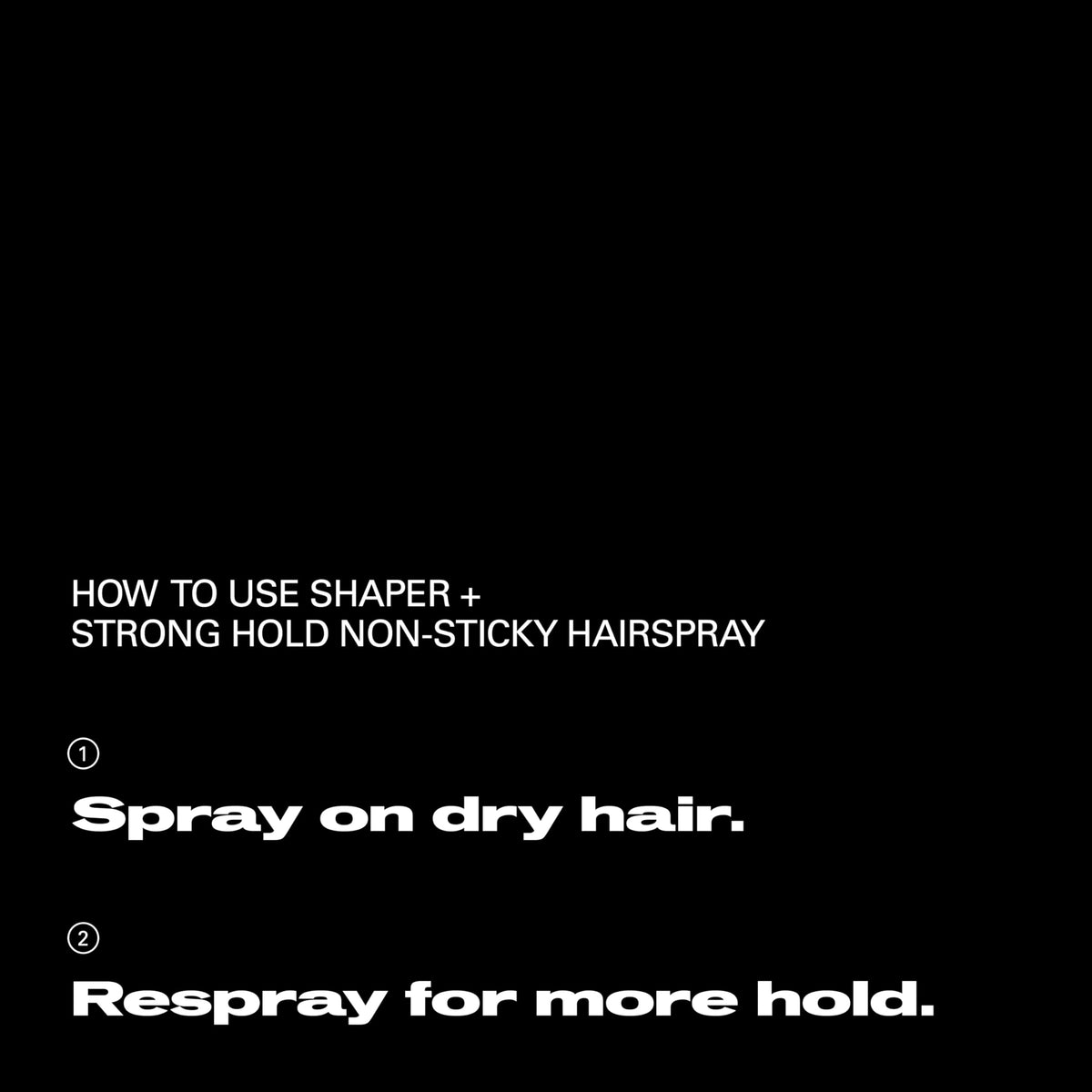 Professional Sebastian Shaper Plus Hairspray 363g with styling tools