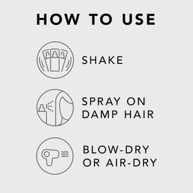 Professional Sebastian Shaper Plus Mini Hairspray being applied to hair