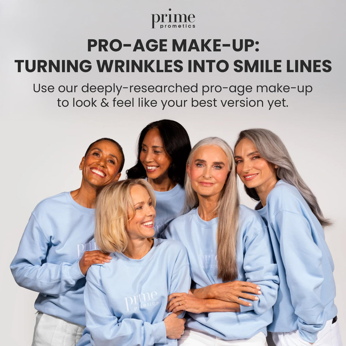 PROMETICS Color Changing Foundation in use during makeup application